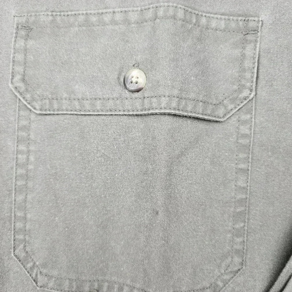 Wrangler Sedgefield Sedgefield Collection Sage green LS workshirt Vintage NWT L - Picture 7 of 7